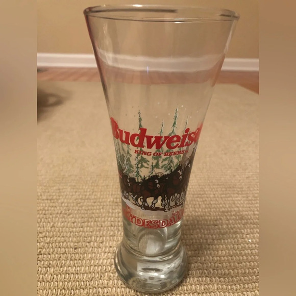 Budweiser Other - 1989 Budweiser Clydesdales Glass